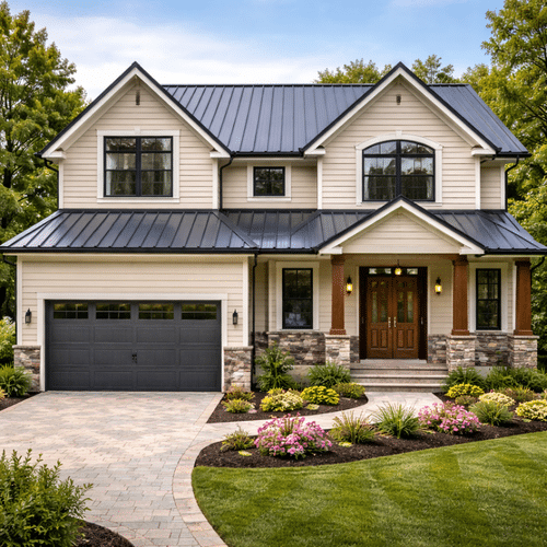 Standing Seam Metal Roof Installation